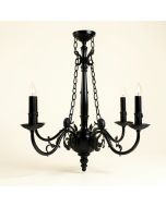 Ryckman Candle Style Classic/Traditional Chandelier With Wrought Iron Accents (synthetic illustration; no displayed measurements)