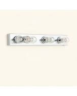Addlie 4-Light Dimmable Chrome Vanity Light (synthetic illustration; no displayed measurements)