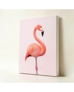 Flamingo - Wrapped Canvas Print (synthetic illustration; no displayed measurements)