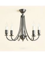Kasandra Unique Wagon Wheel Chandelier (synthetic illustration; no displayed measurements)