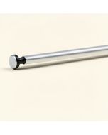 Wayfair Basics® Adjustable 28 '' To 60 '' 0.625 '' Single Curtain Rod (synthetic illustration; no displayed measurements)