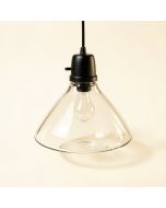 3 '' H Glass Empire Pendant Shade ( Clip On ) (synthetic illustration; no displayed measurements)