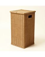 Tall Wicker Laundry Hamper (synthetic illustration; no displayed measurements)