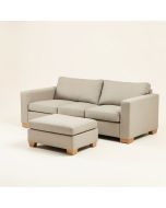 68 '' Wide Reversible Modular Sofa & Chaise With Ottoman (synthetic illustration; no displayed measurements)