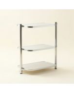 Coyle 12.6 '' W X 60 '' H X 11 '' D Free-Standing Bathroom Shelf (synthetic illustration; no displayed measurements)