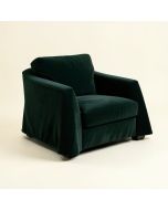 Samuel 72 '' Velvet Flared Arm Loveseat (synthetic illustration; no displayed measurements)