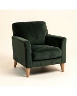 Martense 24 '' Wide Velvet Armchair (synthetic illustration; no displayed measurements)