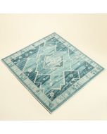 Hajek Geometric Blue/Aqua Indoor / Outdoor Area Rug (synthetic illustration; no displayed measurements)