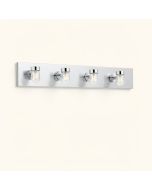 Brá 4-Light Dimmable Chrome Vanity Light (synthetic illustration; no displayed measurements)