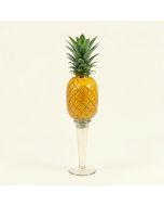 Aloha Pineapple Glass Garden Torch (synthetic illustration; no displayed measurements)