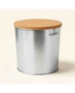 Laundry Hamper With Cork Lid (synthetic illustration; no displayed measurements)