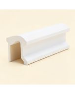 Pvc Bead 3/8 '' H X 96 '' W X 1/2 '' D Moulding (synthetic illustration; no displayed measurements)