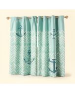 Ambesonne Anchor 2 Panel Curtain Set (synthetic illustration; no displayed measurements)