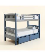 Amyris Twin Over Full L Bunk Bed With Drawers (synthetic illustration; no displayed measurements)
