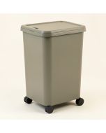 Double Laundry Hamper With Lid And Wheels (synthetic illustration; no displayed measurements)