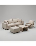 Merlyn Outdoor Sofa and Ottoman Set (synthetic illustration; no displayed measurements)