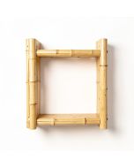 Arquette Bamboo 18 '' W X 35 '' H X 12 '' D Wall Mounted Bathroom Shelves (synthetic illustration; no displayed measurements)