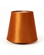 10 '' H Sateen Fabric Empire Lamp Shade ( Spider ) In Burnt Orange (synthetic illustration; no displayed measurements)