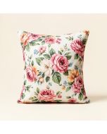 Floral Throw Pillow (synthetic illustration; no displayed measurements)