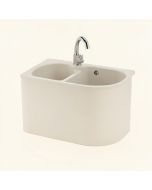 Bellucci Workstation 32 '' L X 19 '' W Undermount Kitchen Sink (synthetic illustration; no displayed measurements)