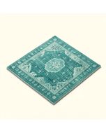 Hand-Woven Teal/Aqua Indoor/Outdoor Area Rug (synthetic illustration; no displayed measurements)