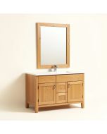 Cathey 36 '' Single Bathroom Vanity Set With Mirror (synthetic illustration; no displayed measurements)