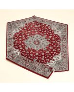 Musgrave Power Loom Red/Gray Rug (synthetic illustration; no displayed measurements)