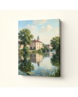 Regatta At Argenteuil By Claude Monet Painting Print On Wrapped Canvas (synthetic illustration; no displayed measurements)