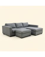 Caswell 112 '' Wide Velvet Right Hand Facing Sleeper Sectional (synthetic illustration; no displayed measurements)