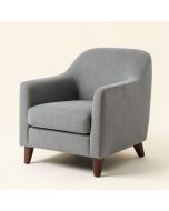 Dimcho Upholstered Parsons Chair In Gray (synthetic illustration; no displayed measurements)