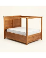 Audet Solid Wood Storage Murphy Bed With Mattress (synthetic illustration; no displayed measurements)