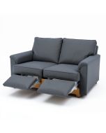 Cisbrough 64.17 '' Pillow Top Arm Reclining Loveseat (synthetic illustration; no displayed measurements)