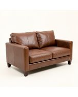 Robichaud 57.75 '' Faux Leather Tuxedo Arm Loveseat (synthetic illustration; no displayed measurements)