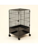 Fiscus 52.5 '' Steel Flat Top Travel Bird Cage With Wheels (synthetic illustration; no displayed measurements)