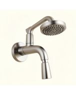 Herend Wall Mount Thermostatic Shower Faucet With Rain Shower Head And Hand Shower (synthetic illustration; no displayed measurements)