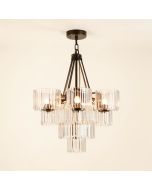 Bellefonte Shaded Tiered Chandelier - Beacon Collection (synthetic illustration; no displayed measurements)