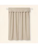 Chayne Unbleached Cotton Solid Rod Pocket Curtain Panels (synthetic illustration; no displayed measurements)