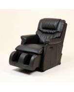 Reclining Heated Massage Chair With Ottoman (synthetic illustration; no displayed measurements)