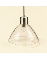 Glass Novelty Pendant Shade ( Clip On ) In Clear (synthetic illustration; no displayed measurements)