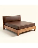 Milano Solid Wood Upholstered Low Profile Platform Bed (synthetic illustration; no displayed measurements)