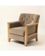 Ascanio 28.5 '' Wide Tufted Polyester Armchair (synthetic illustration; no displayed measurements)