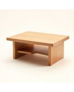 Emelia Solid Wood Solid Coffee Table (synthetic illustration; no displayed measurements)