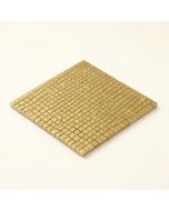Midtown Sense Railroad Random Sized Glass Mosaic Tile In Gold (synthetic illustration; no displayed measurements)