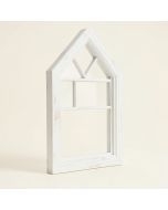 Rustic Wood Cathedral Window Frame Wall Décor (synthetic illustration; no displayed measurements)