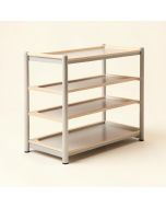 Rebrilliant 40 Pair Stackable Shoe Rack (synthetic illustration; no displayed measurements)