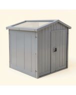Skylight™ 4 Ft. W X 6 Ft. D Polycarbonate Lean-To Tool Shed (synthetic illustration; no displayed measurements)