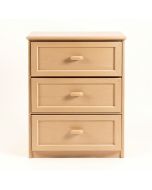 Zackary 3 Drawer Dresser (synthetic illustration; no displayed measurements)