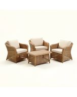 Vaughnsville 3 Piece Rattan Conversation Set Seating Group (synthetic illustration; no displayed measurements)