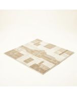 Kriner Abstract Tufted Wool Beige/Ivory Area Rug (synthetic illustration; no displayed measurements)