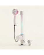 Color Changing Led Head Thermostatic Complete Shower System With Rough-In Valve (synthetic illustration; no displayed measurements)